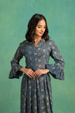 Ajrakh Handblock Pure Cotton One Piece Dress