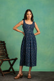 Ajrakh handblock pure cotton one piece dress
