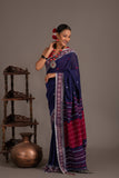 Assam khadi  weave handloom sarees with blouse