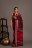 Assam khadi  weave handloom sarees with blouse