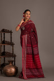 Assam khadi  weave handloom sarees with blouse