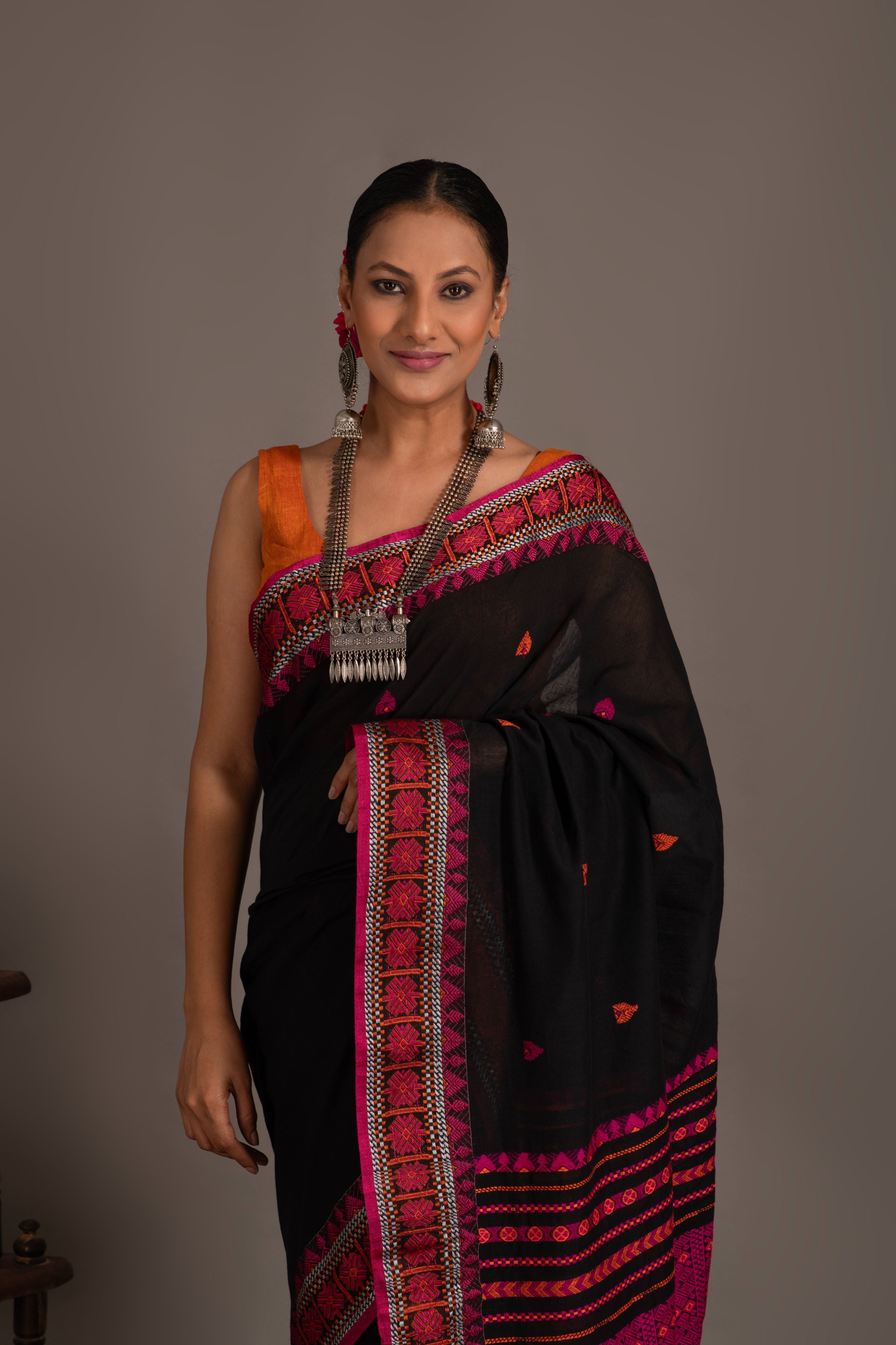 Assam khadi  weave handloom sarees with blouse