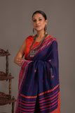 Assam khadi  weave handloom sarees with blouse