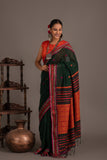 Assam khadi  weave handloom sarees with blouse