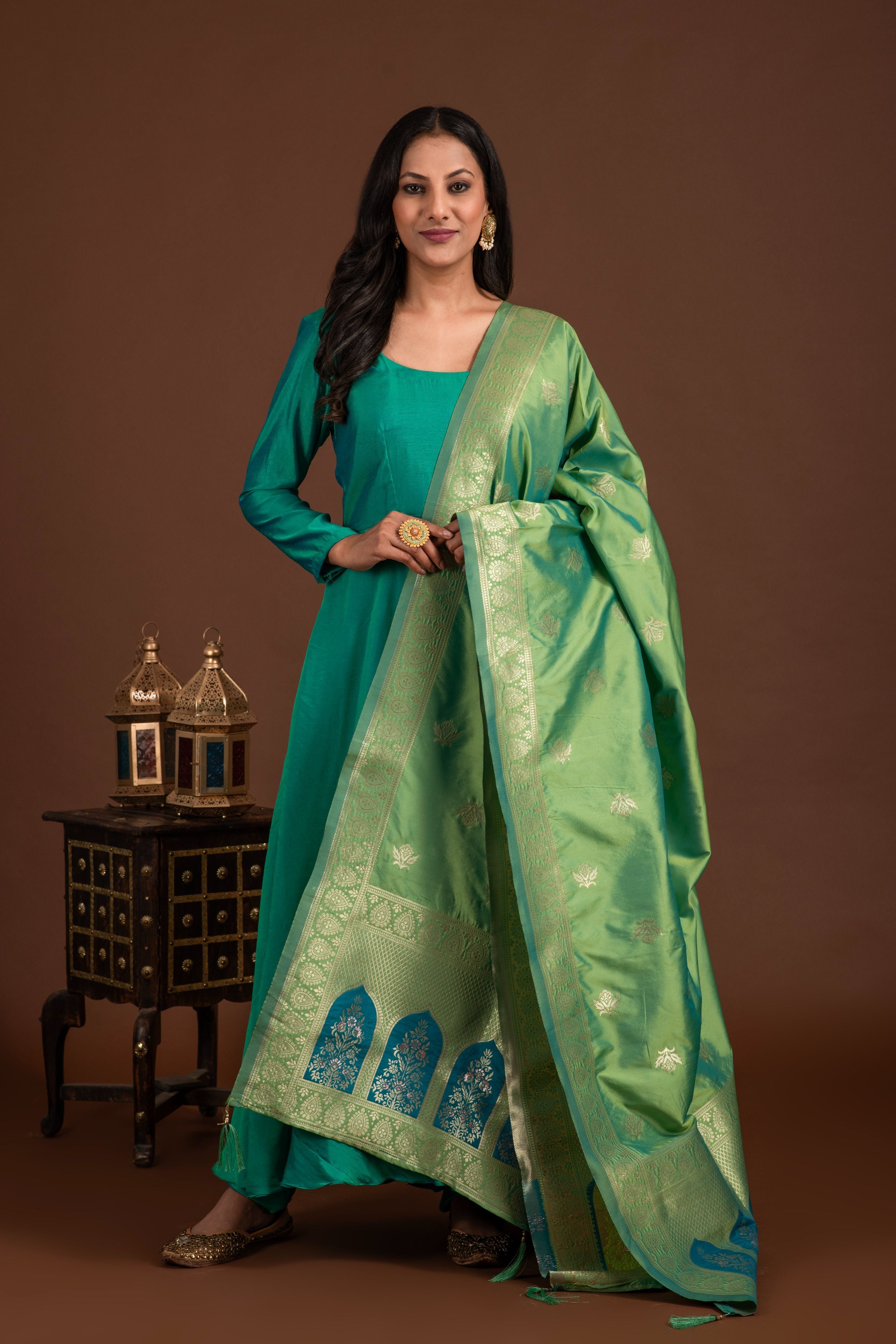 Banarasi Dupatta suit set