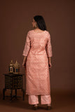 Banarasi Weave Kurta and Dupatta with Solid Colour Bottom