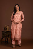 Banarasi Weave Kurta and Dupatta with Solid Colour Bottom