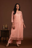 Banarasi Weave Kurta and Dupatta with Solid Colour Bottom