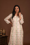 Banarasi Weave Kurta and Dupatta with Solid Colour Bottom
