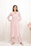 Premium quality pure cotton kurta set with matching bottom