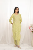Premium quality pure cotton kurta set with matching bottom