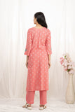 Premium quality pure cotton kurta set with matching bottom