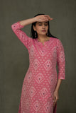 Fine Cotton Jamdani Motif Dupatta Suits SH 13