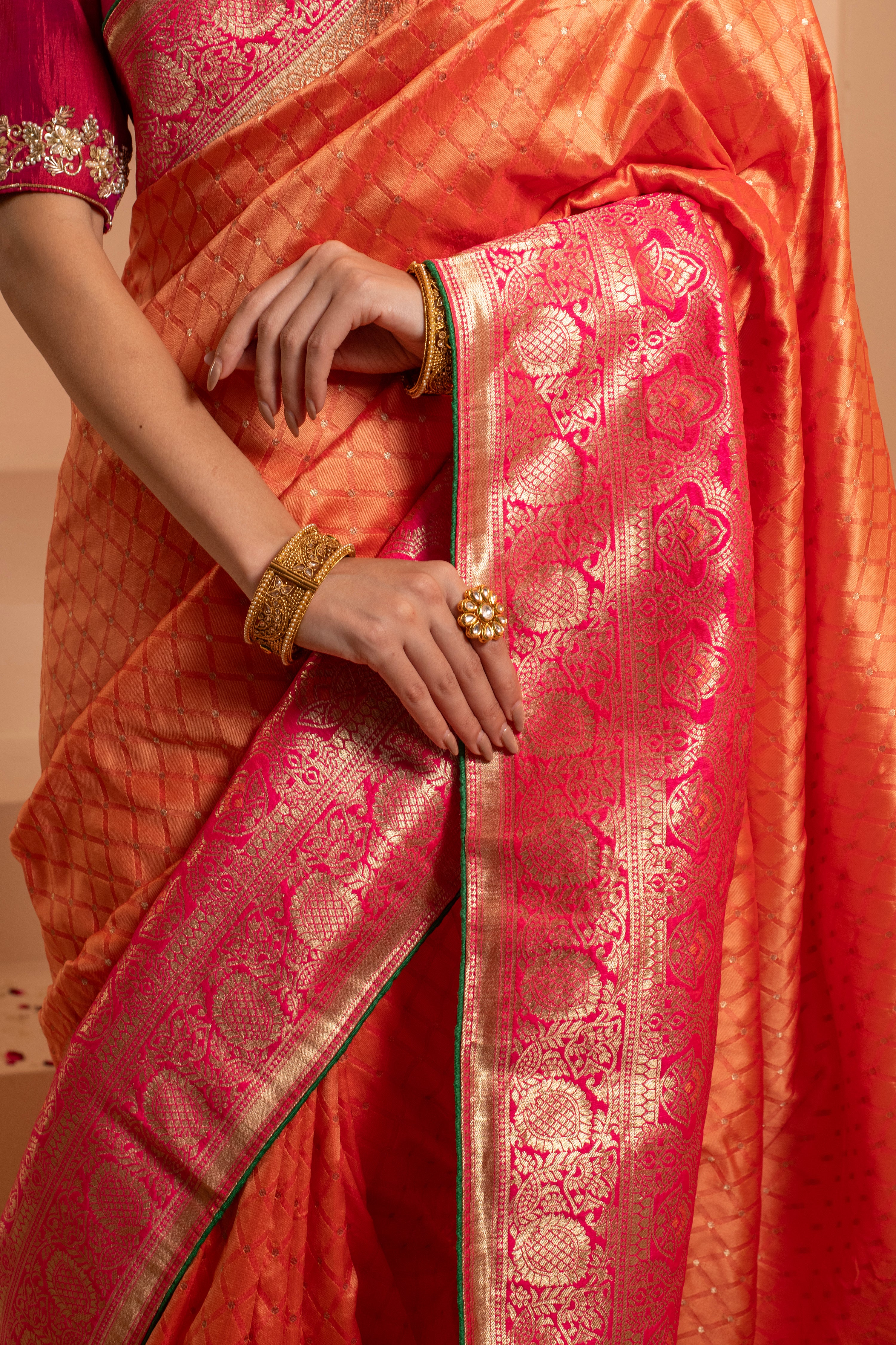 Maharani majesty saree with luxurious regal designs
