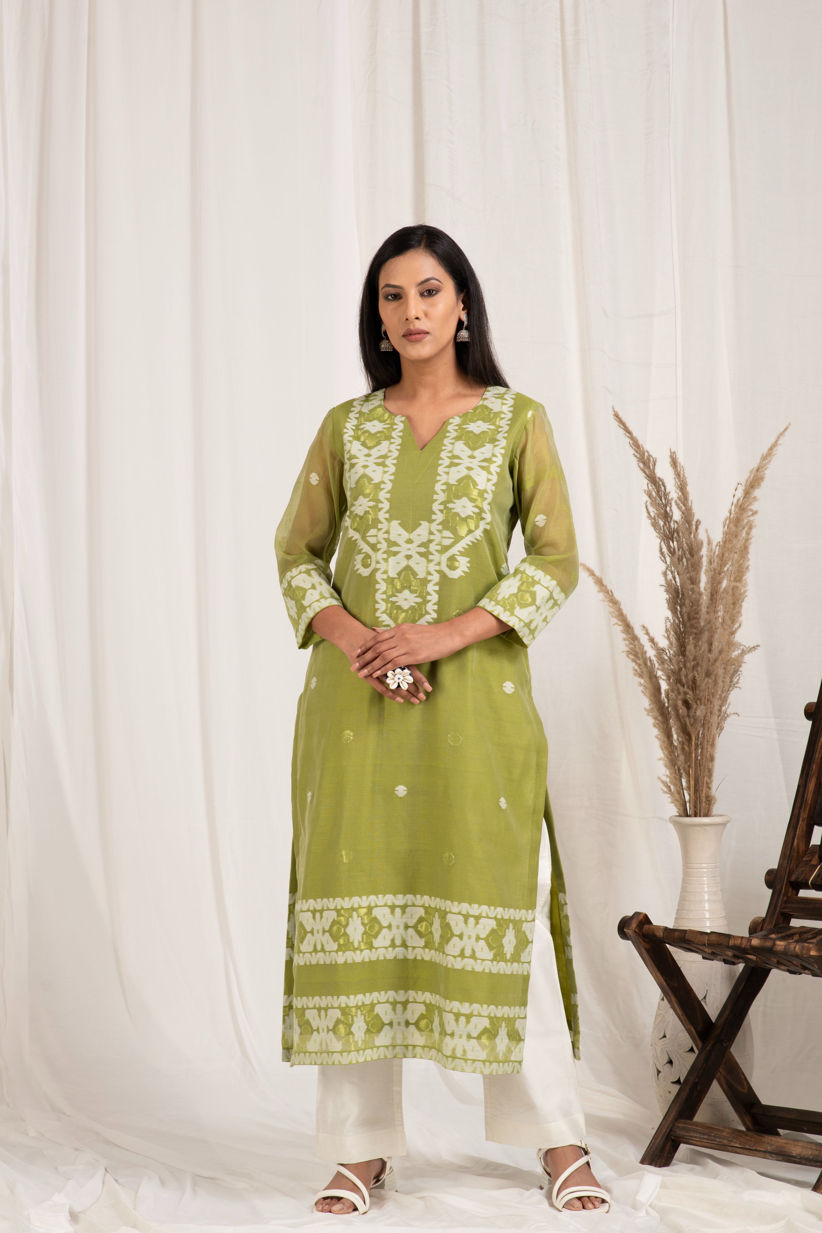 Fine Jamdani Classic Dupatta Suits JD 31