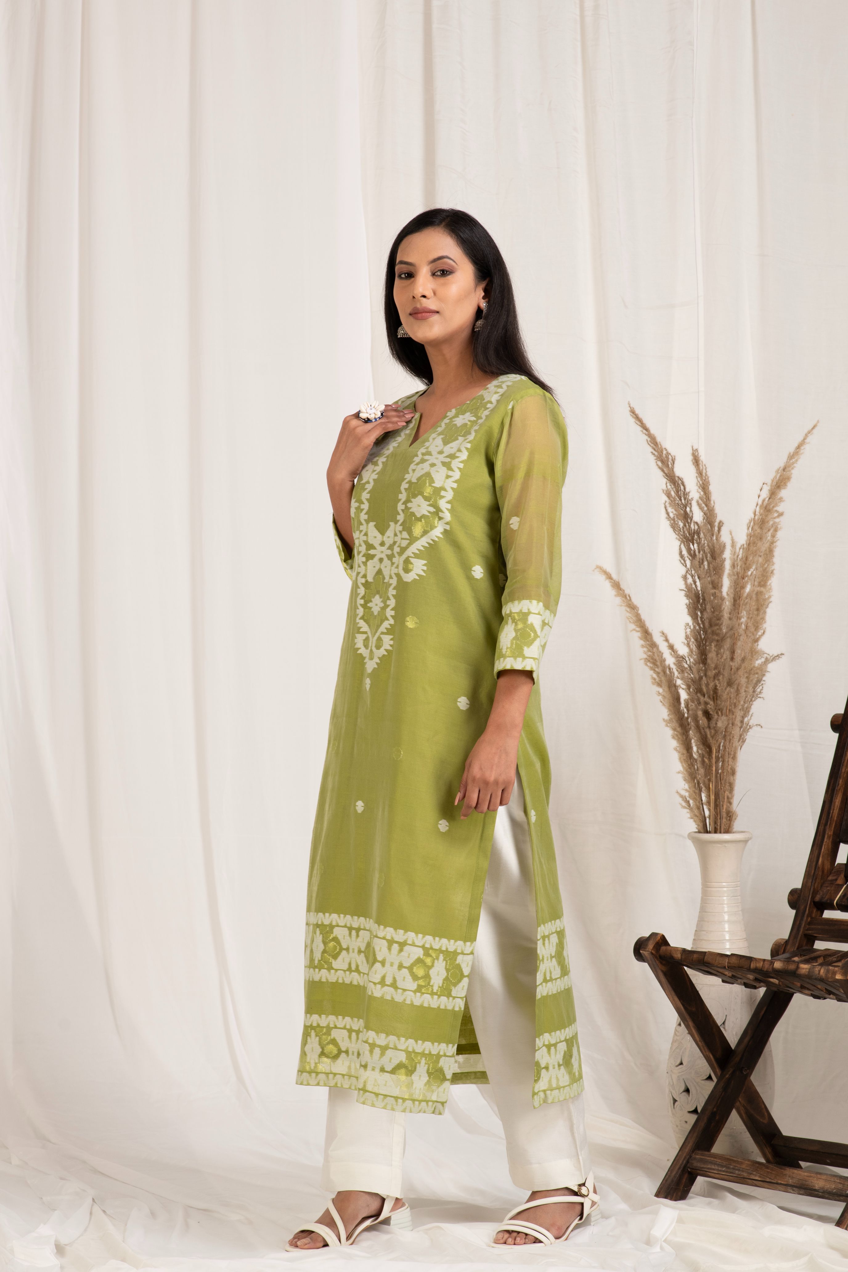 Fine Jamdani Classic Dupatta Suits JD 31