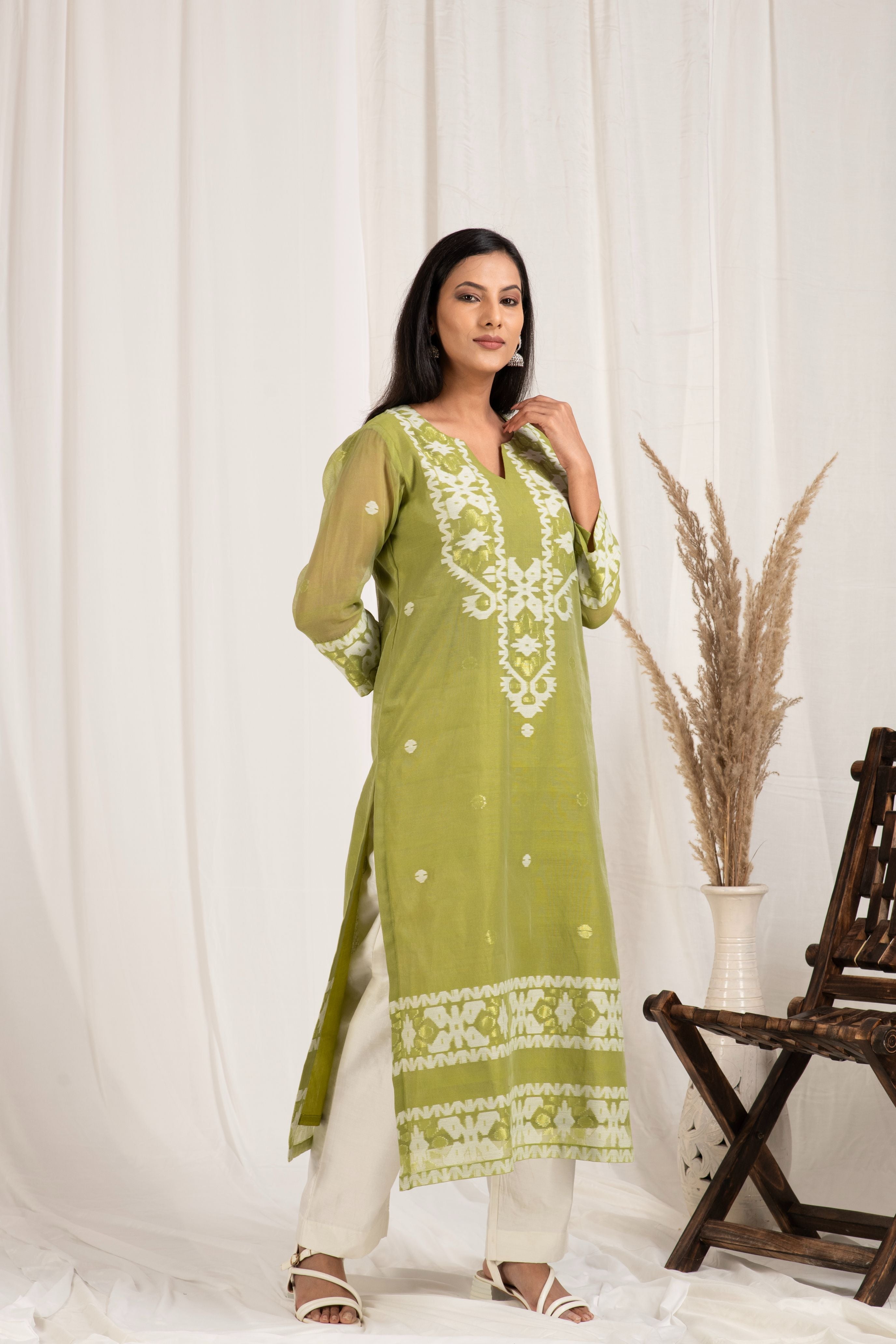 Fine Jamdani Classic Dupatta Suits JD 31