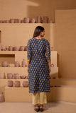 Timeless Maheshwari dupatta suit with intricate pattern and zari borders RKBMH8