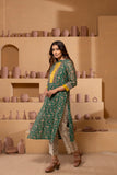 Timeless Maheshwari dupatta suit with intricate pattern and zari borders RKBMH11