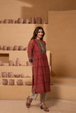 Timeless Maheshwari Dupatta Suit with Intricate Pattern and Zari Borders RKBMH13