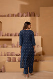 Pure Cotton Ajrakh Handblock Cotton Kurta Set AJ14