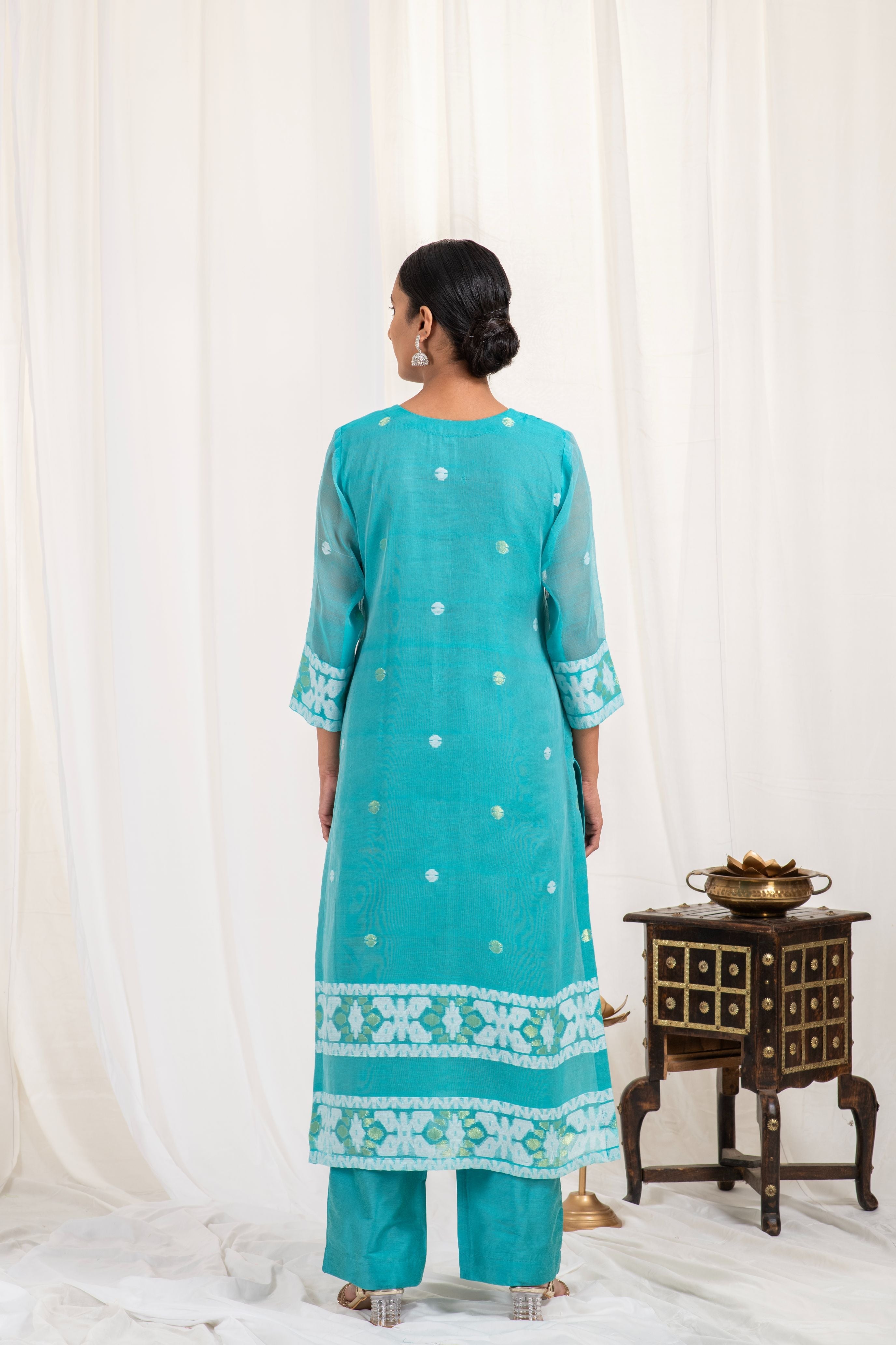 Fine Jamdani Classic Dupatta Suits JD 23
