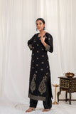 Fine Cotton Jamdani Motif Dupatta Suit SH 02