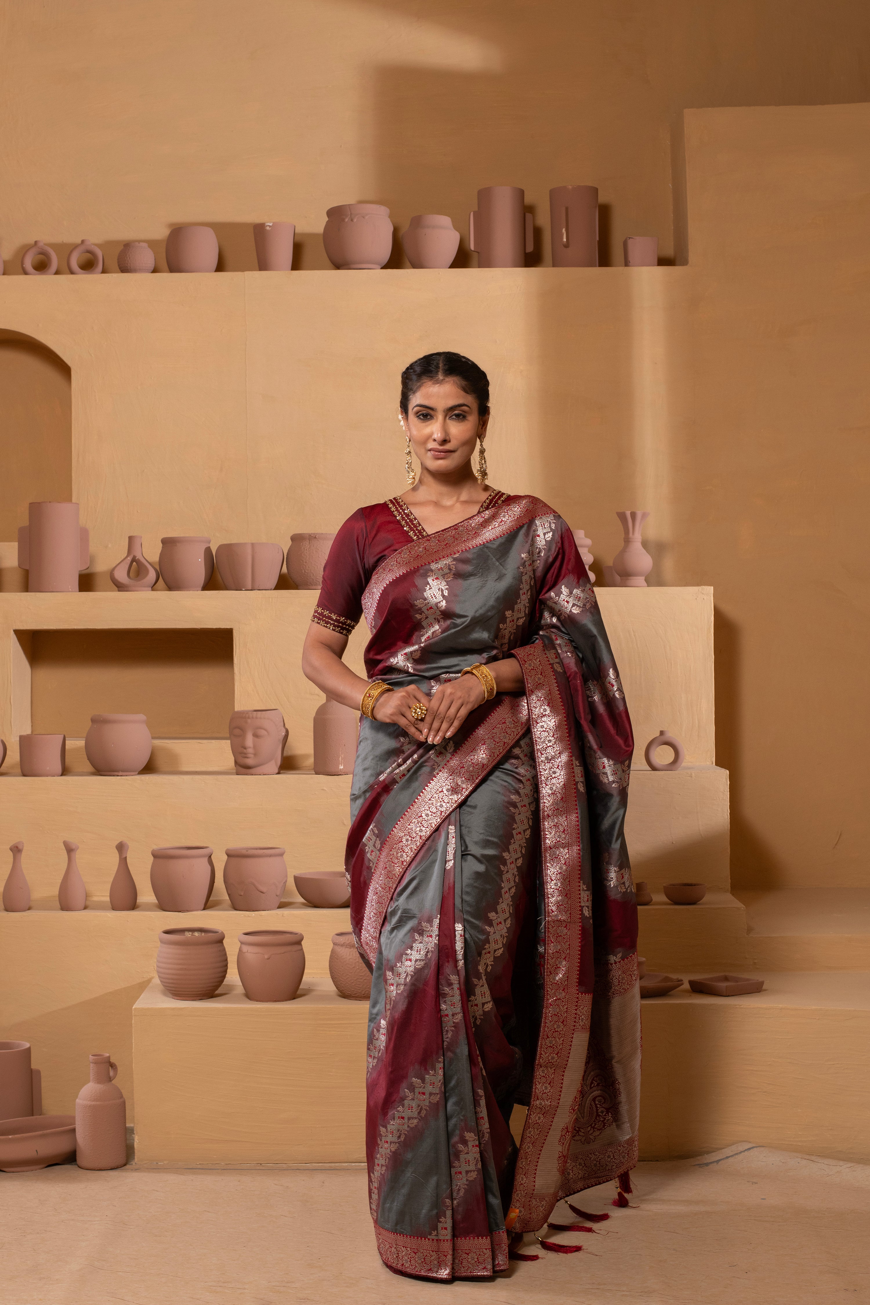 Banarasi Brocade Saree with Timeless Elegance