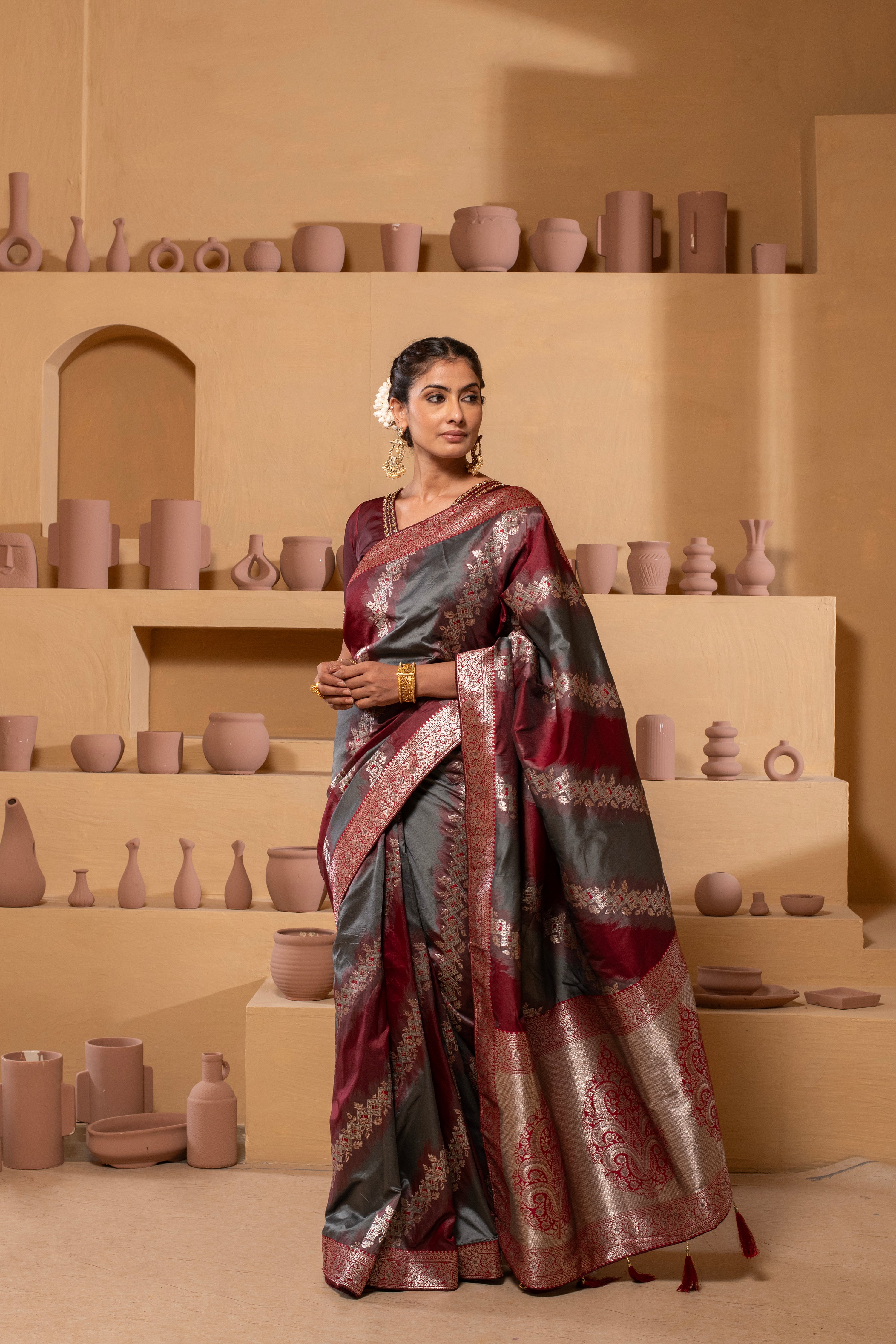 Banarasi Brocade Saree with Timeless Elegance