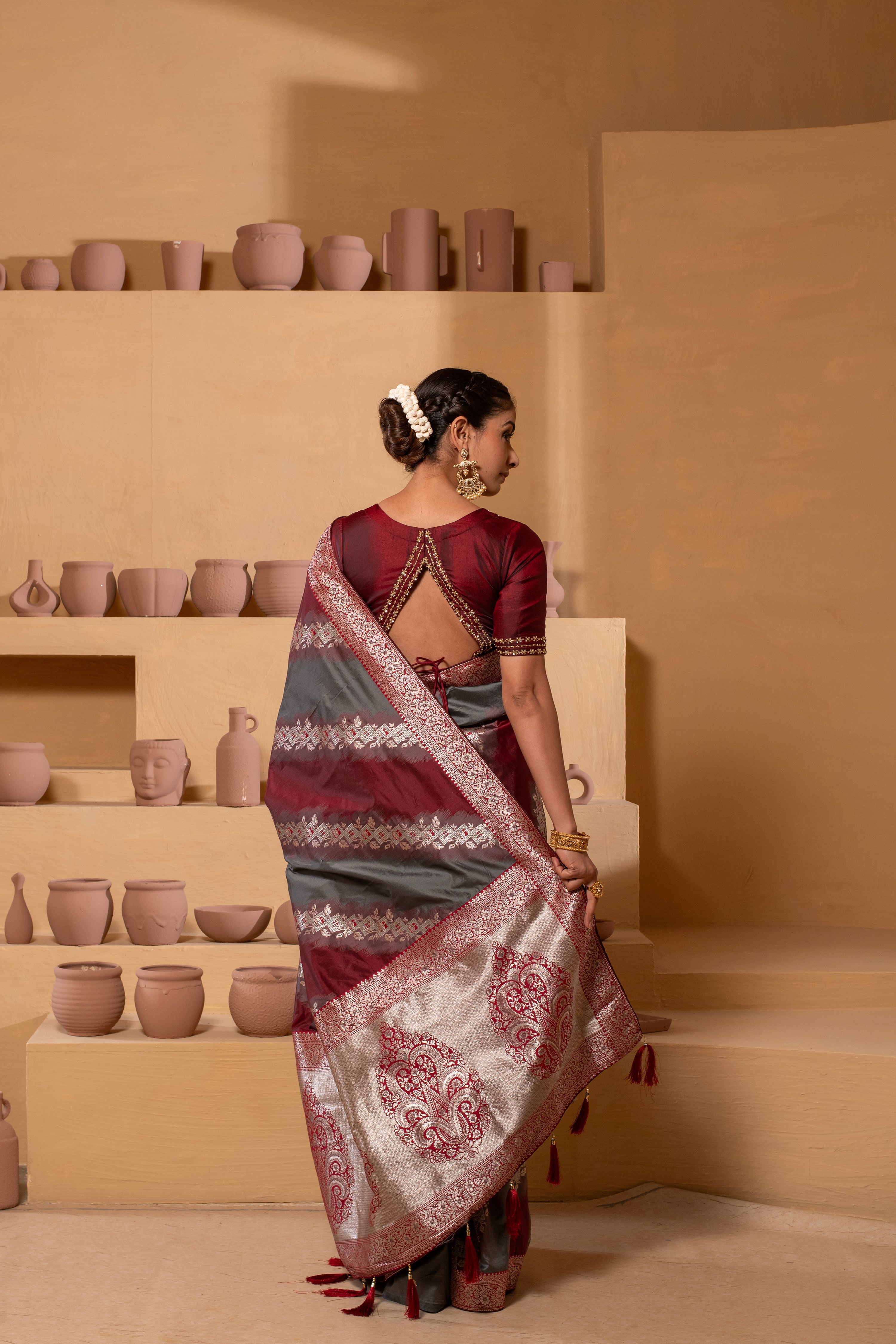Banarasi Brocade Saree with Timeless Elegance