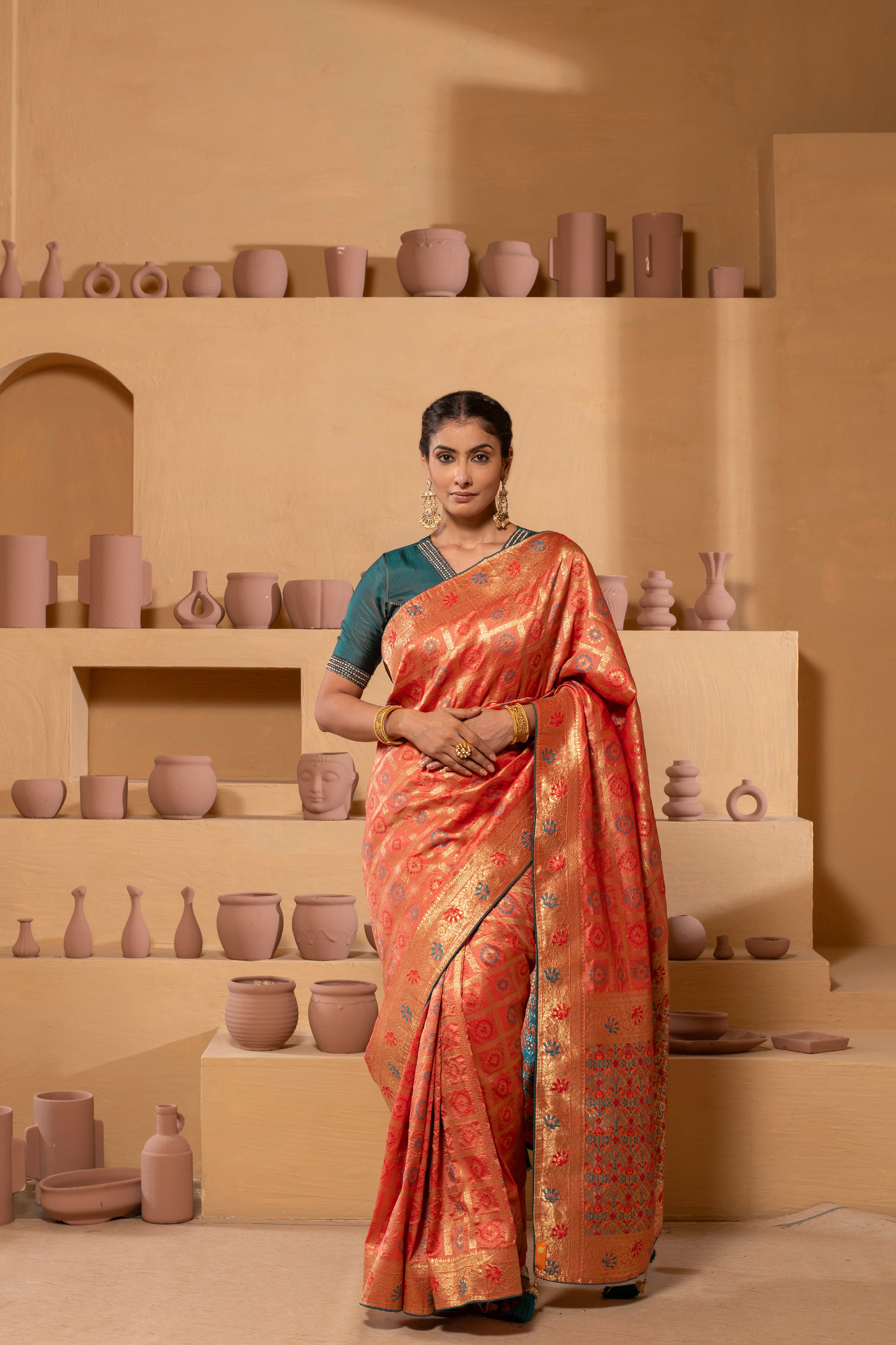 Regal Banarasi brocade Saree with timeless elegance
