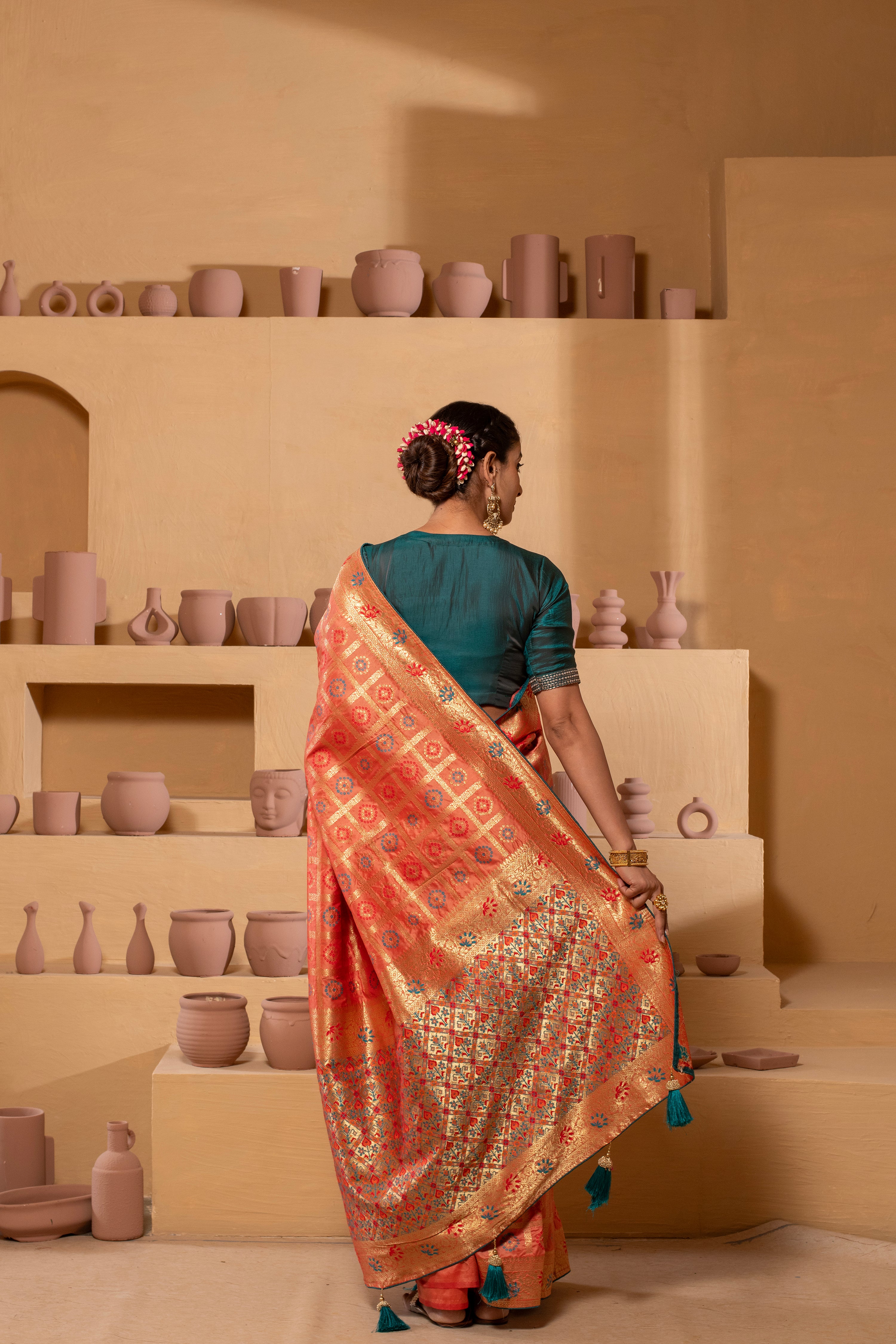 Regal Banarasi brocade Saree with timeless elegance
