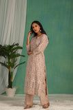 Fine Cotton Jamdani Motif Dupatta Suit SH 06