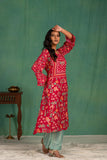 Printed muslin kurta pant set