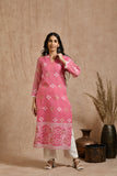 A Fine Jamdani classic kurta Pant Set With Dupatta JD 08