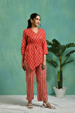 Printed cotton co-ord set