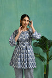 Printed cotton co-ord set