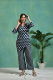 Printed cotton co-ord set