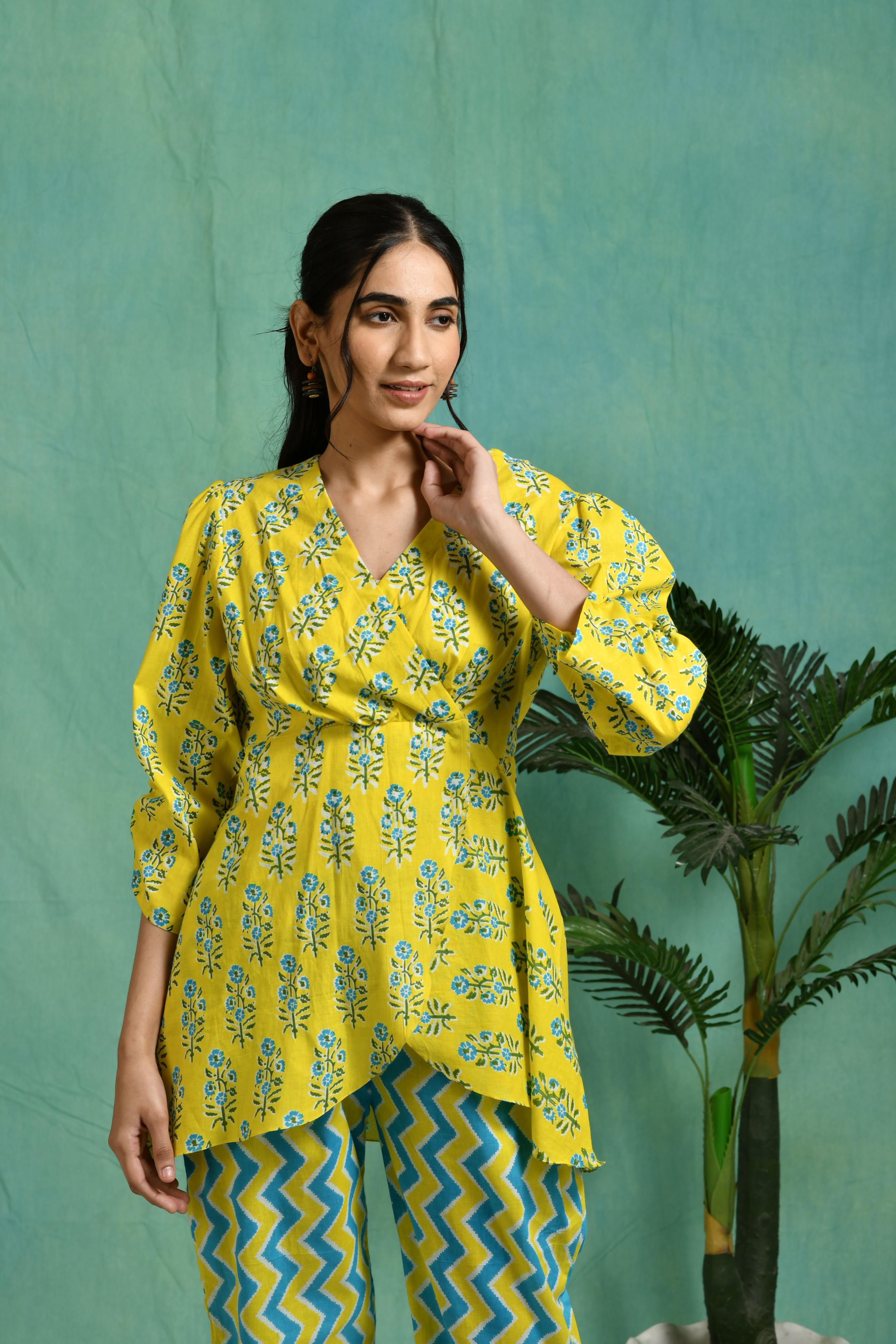 Printed cotton co-ord set