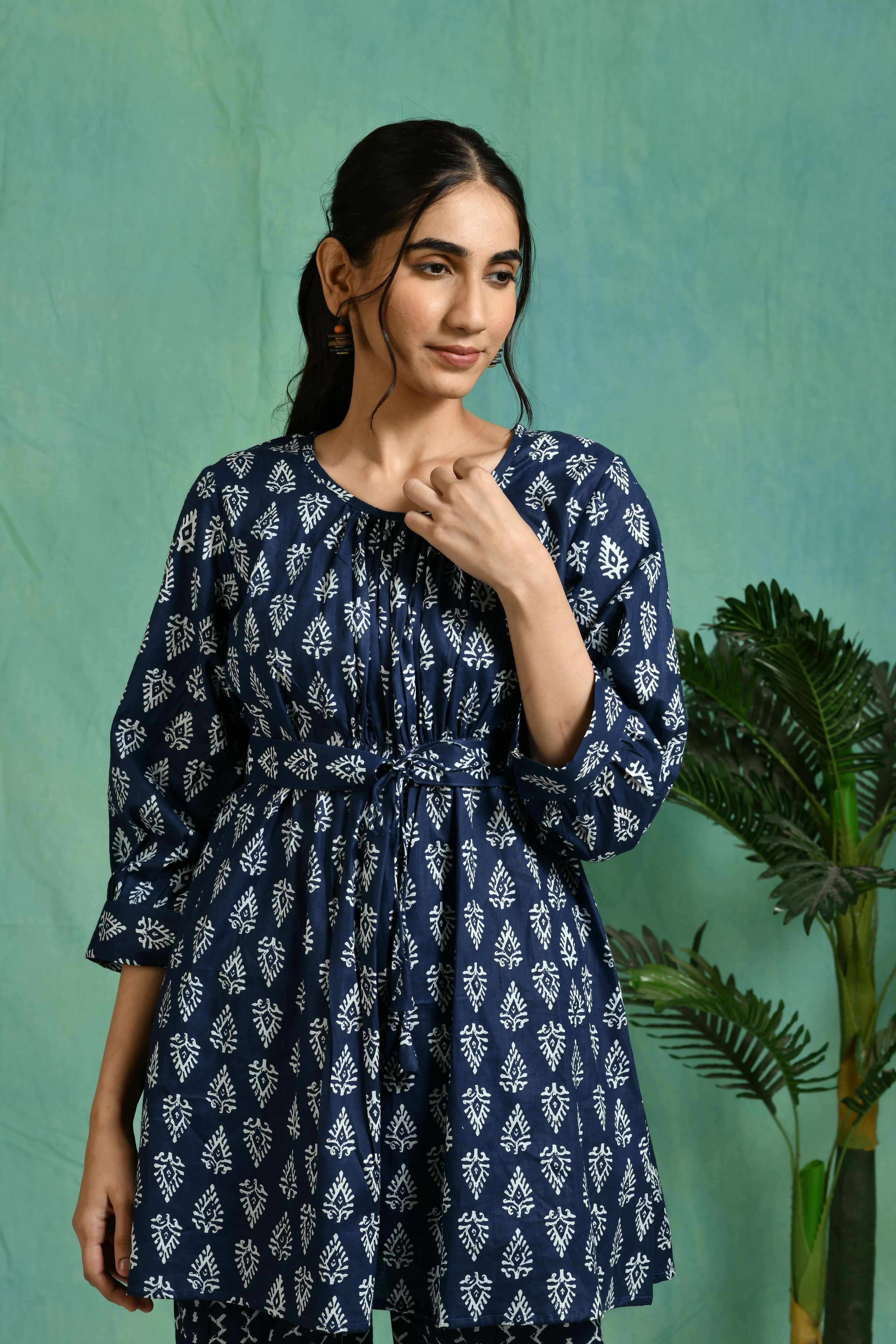 Printed cotton co-ord set
