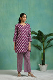 Printed cotton co-ord set