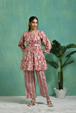 Printed cotton co-ord set