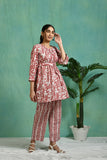 Printed cotton co-ord set