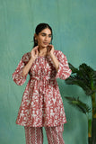 Printed cotton co-ord set