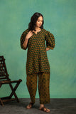 Ajrakh Handblock Pure Cotton Stylish Coord Set