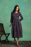 Ajrakh Handblock Pure Cotton One Piece Dress