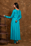 Flared anarkali  kurta set with dupatta