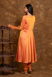 Flared anarkali  kurta set with dupatta