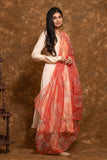 Flared anarkali  kurta set with dupatta