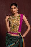 VERSATILE COTTON BLOUSE WITH MIX OF PRINTS AND PATTERNS